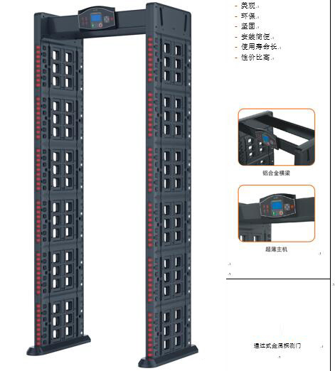 新疆一縣財政局采用SD-600型號金屬探測安檢門保安全